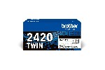 Brother Toner TN-2420TWIN Schwarz 2er Pack bis zu je 3.000 Seiten nach ISO 19752