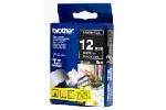 Brother TZe-335 Tape White on Black, Laminated, 12mm, 8m - Ecos